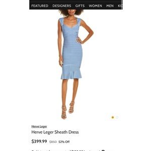 Herve Leger Sheath Dress - LIKE NEW